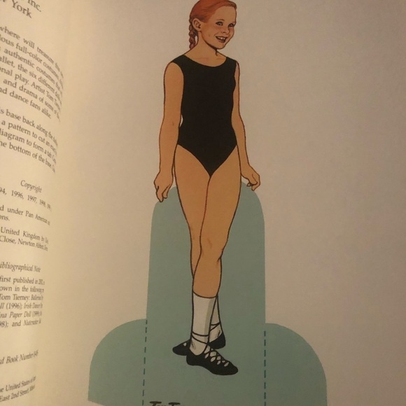 Tom Tierney’s Little Dancers Paper Dolls 6 Dolls Full Costumes New Collector - Picture 6 of 7